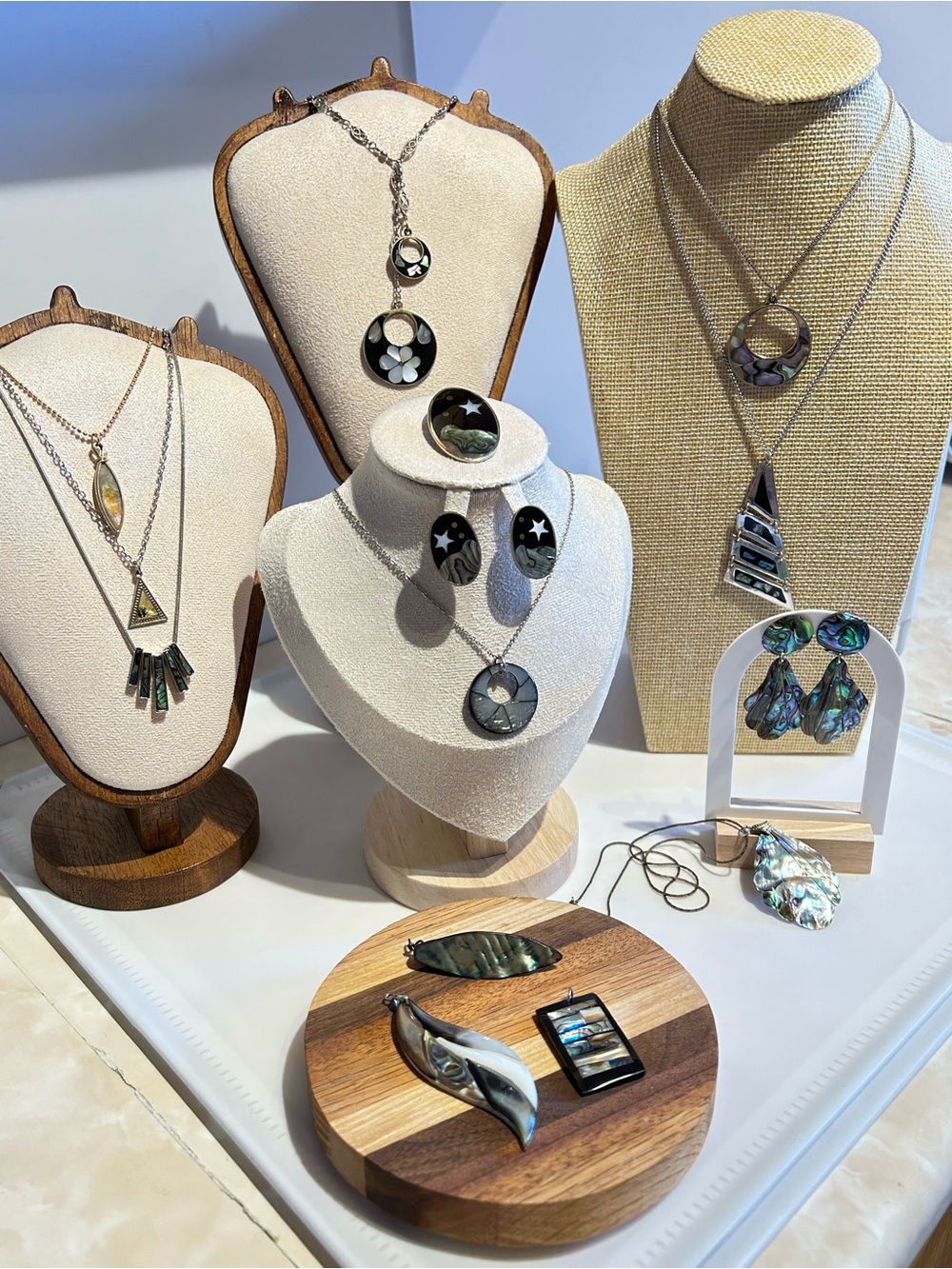 Abalone Shell Jewelry Collection- Artisan , Vintage , Sterling & Fashion